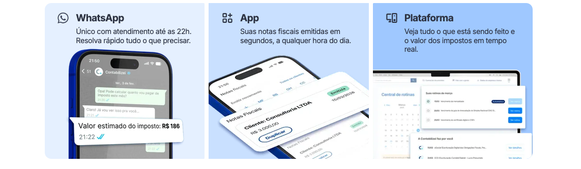 Recursos e serviços da Prisma Assessoria Contábil